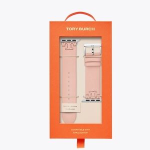 Tory Burch McGraw pink Apple Watch band for 41mm